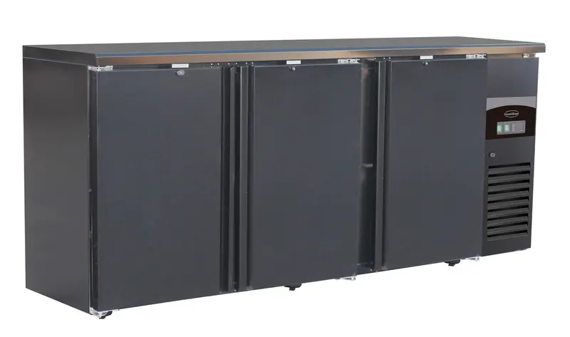 CombiSteel Barkühler Schwarz 3 Türen | 7450.0320