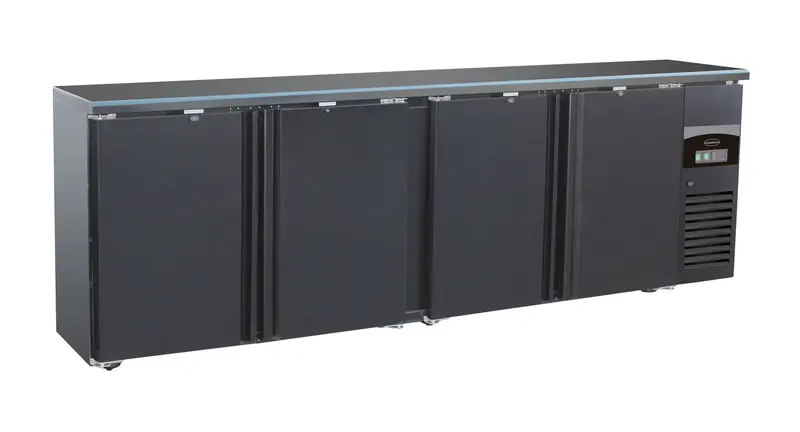 CombiSteel Barkühler Schwarz 4 Türen | 7450.0325