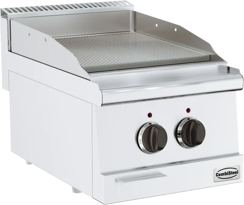 CombiSteel BASE 600 El. Grillplatte Gerillt