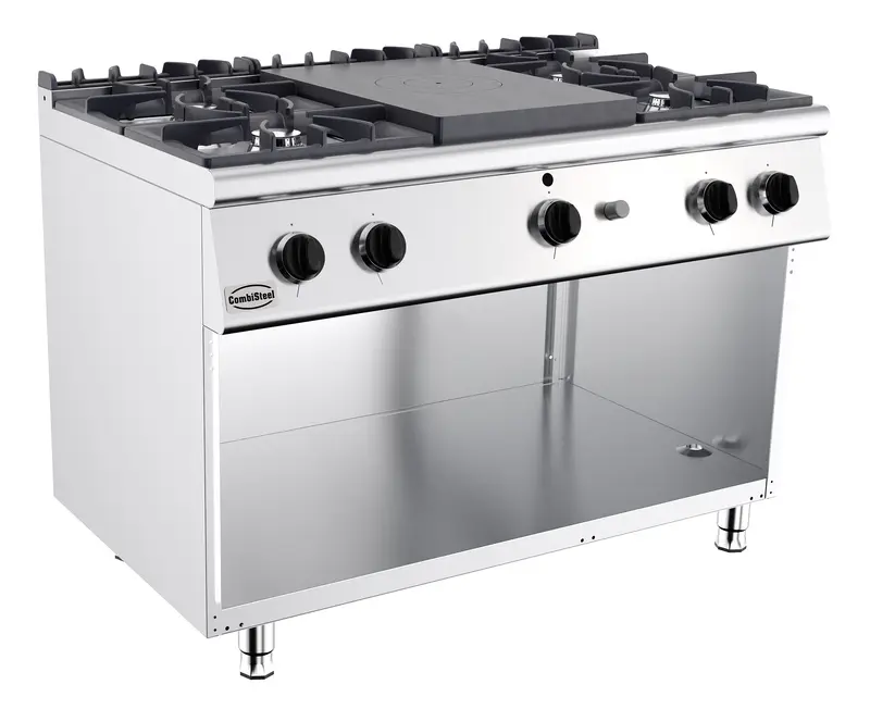 CombiSteel BASE 700 Glühplattenherd Gas 4 Brenner