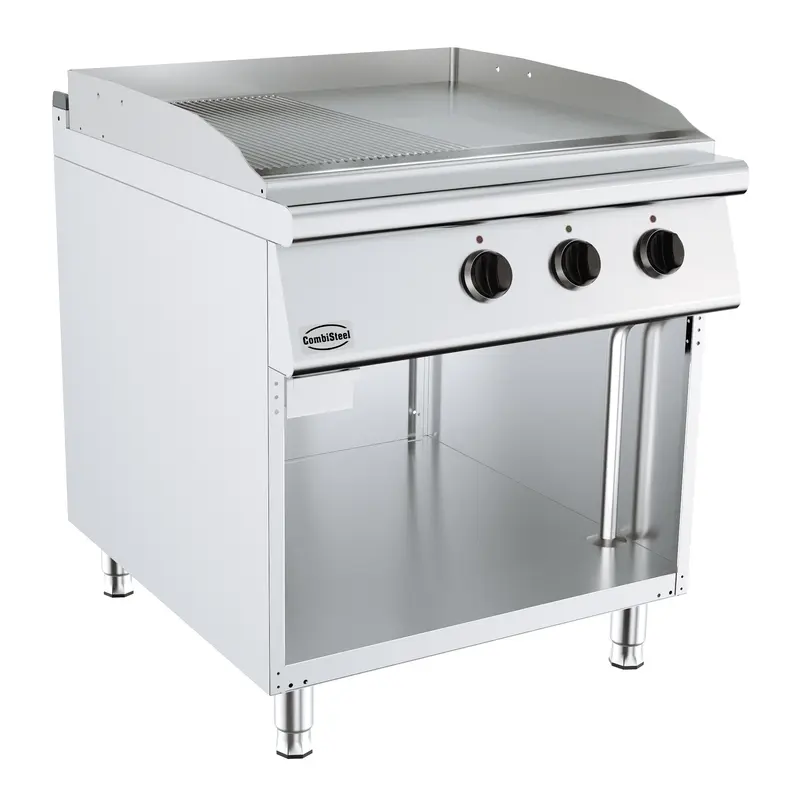 CombiSteel BASE 900 Elek. Grillplatte Gerillt/Glatt