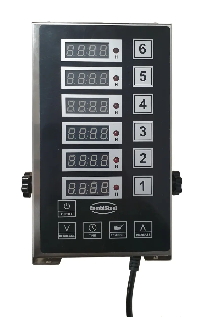 CombiSteel Digitaler Küchentimer 6 Kanäle Dkt-6