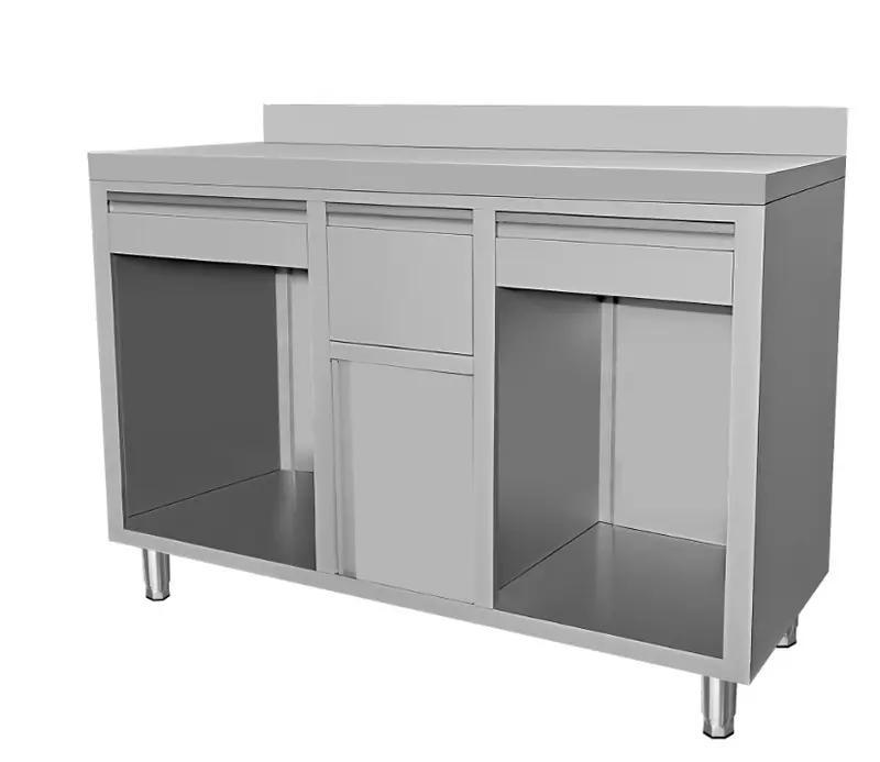 CombiSteel Edelstahl Kaffee Arbeitstisch 1500 × 600 × 1150