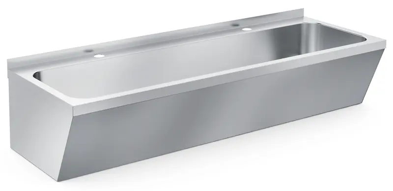 Combisteel Edelstahl Waschbecken Doppelt 1200 x 525 x 451mm