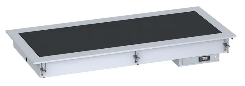 Combisteel Einbau Heizplatte Keramik 2/1 - Schwarz