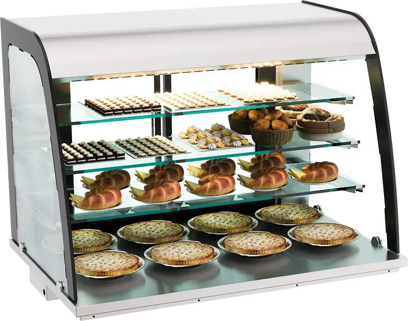 CombiSteel Einbau Neutral Vitrine 140L Offen