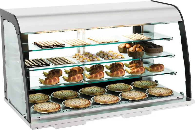 CombiSteel Einbau Neutral Vitrine 155L Offen