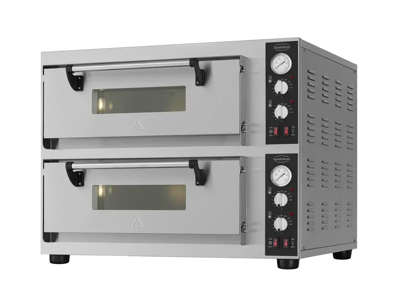CombiSteel Elek. Pizzaöfen Doppelt 2 X 4 | 7548.0040