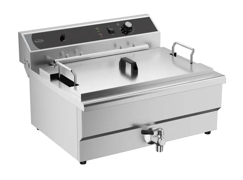 Combisteel Elektro Tischfriteuse 25L - mit Abflussventil