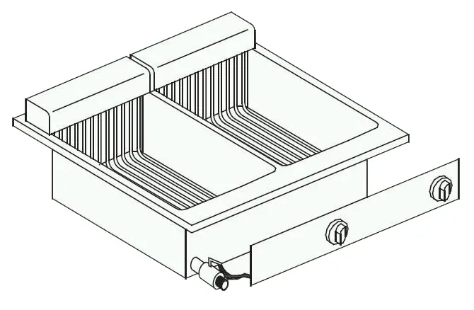 Combisteel Elektrofriteusen 2 x 10 L (7266.0075)