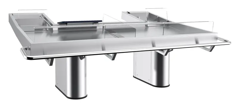 Combisteel Fischtheke, 2490 x 1710 x 1088 mm