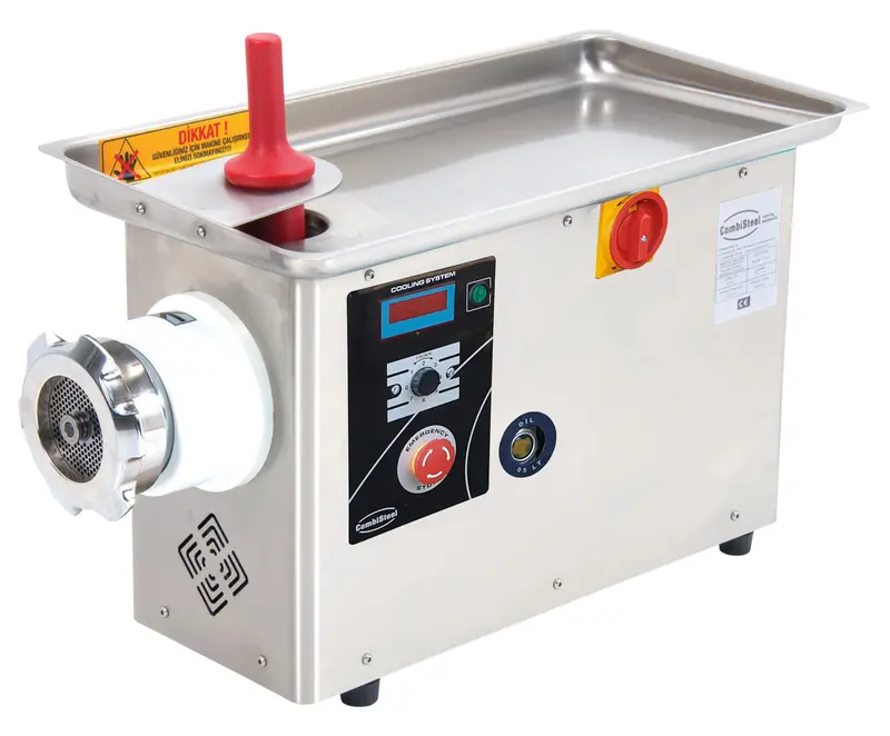 Combisteel Fleischwolf 32 - 600 Kg/h - 400V mit Gekühltem Edelstahlkopf