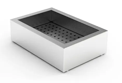 Combisteel Gemahlenes Eis Behälter Aufbau 1/1 GN