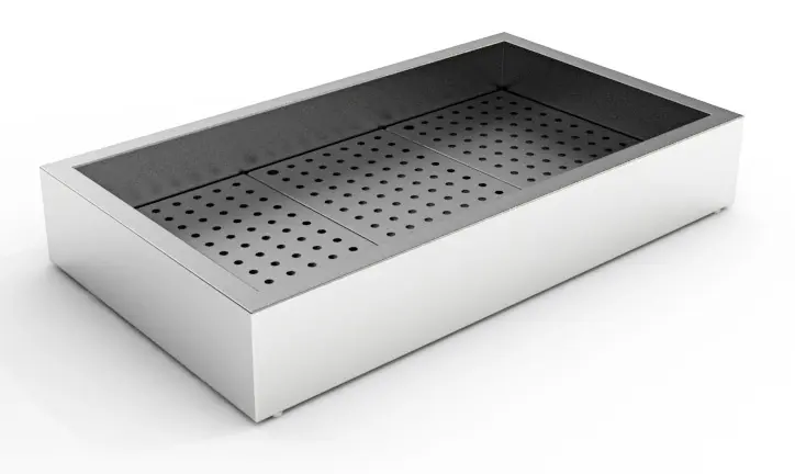 CombiSteel Gemahlenes Eis Behälter Aufbau 3/1 GN