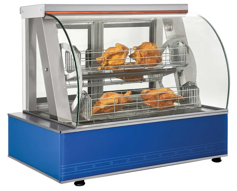 Combisteel Hähnchengrill Elektro 4 Korbe, 940 x 590 x 790 mm