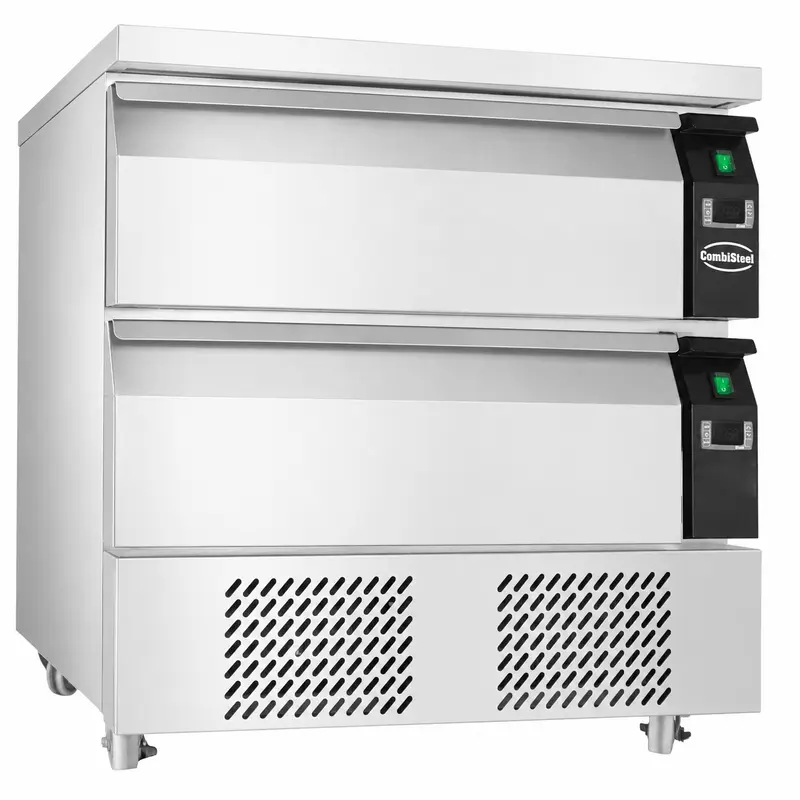 CombiSteel Kühl-/Tiefkühltisch Umschaltbar 2 Schubladen 4X 1/1Gn