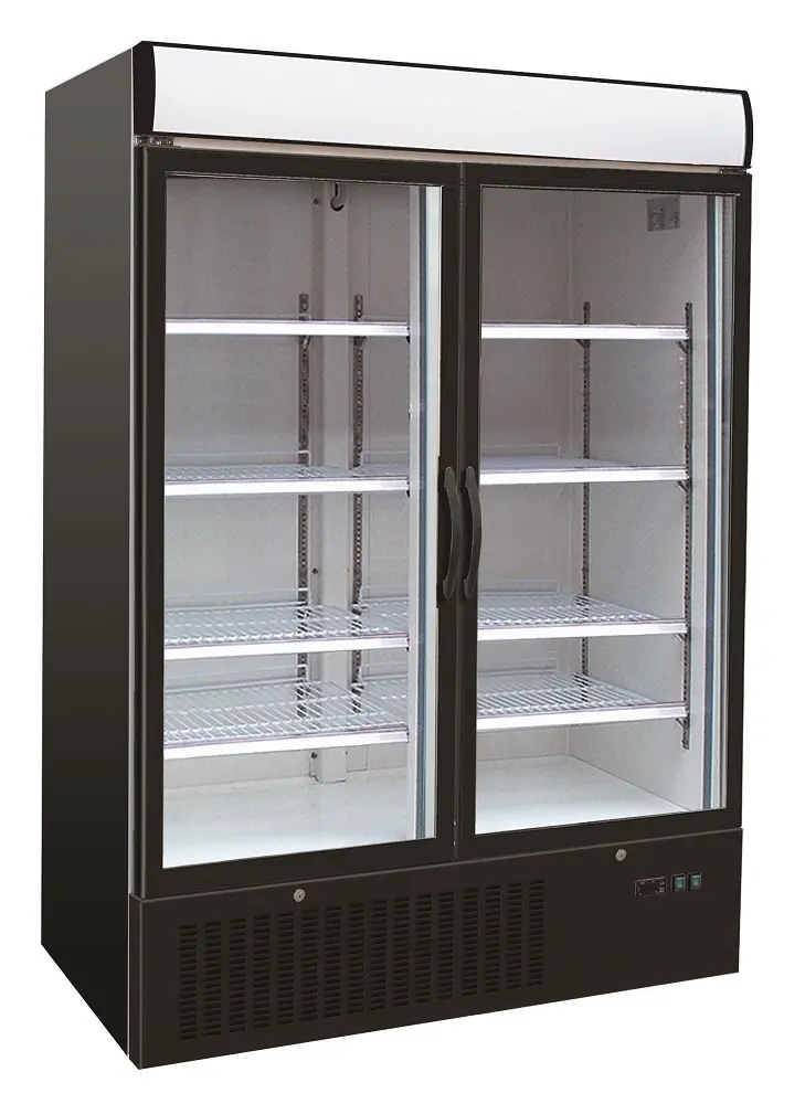 CombiSteel Kühlschrank 2 Glastüren
