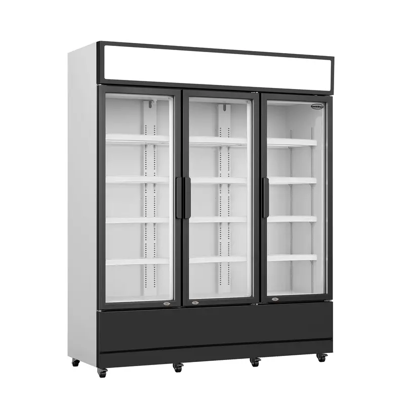 CombiSteel Kühlschrank 3 Glastüren Fcu-1200