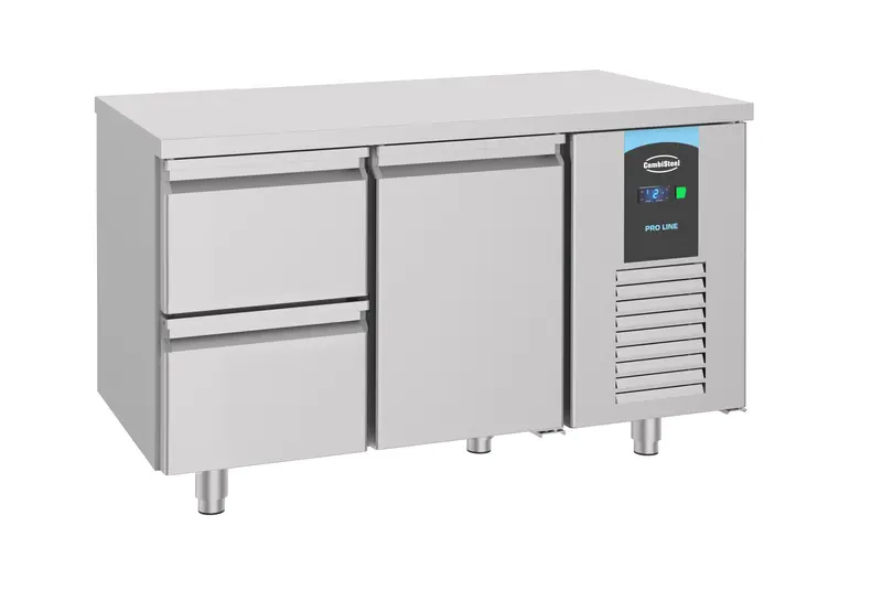 Combisteel Kühltisch 1 Tür 2 Schubladen Energy Line, Serie 700