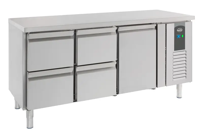 Combisteel Kühltisch 1 Tür und 4 Schubladen, Serie 700 (7950.0215)