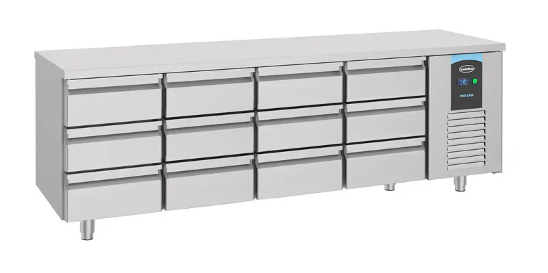 Combisteel Kühltisch 12 Schubladen Energy Line, Serie 700