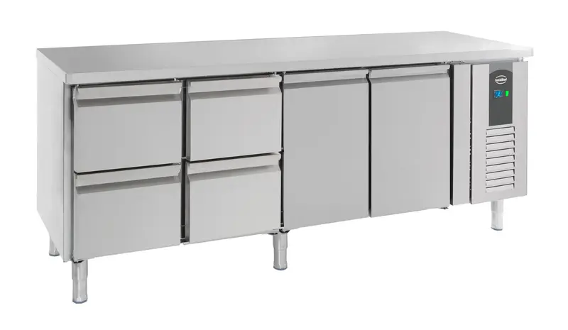 Combisteel Kühltisch 2 Türen und 4 Schubladen, Serie 700 (7950.0220)