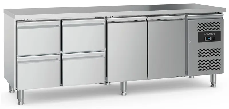 Combisteel Kühltisch 2 Türen und 4 Schubladen, Serie 700 (7950.5180)