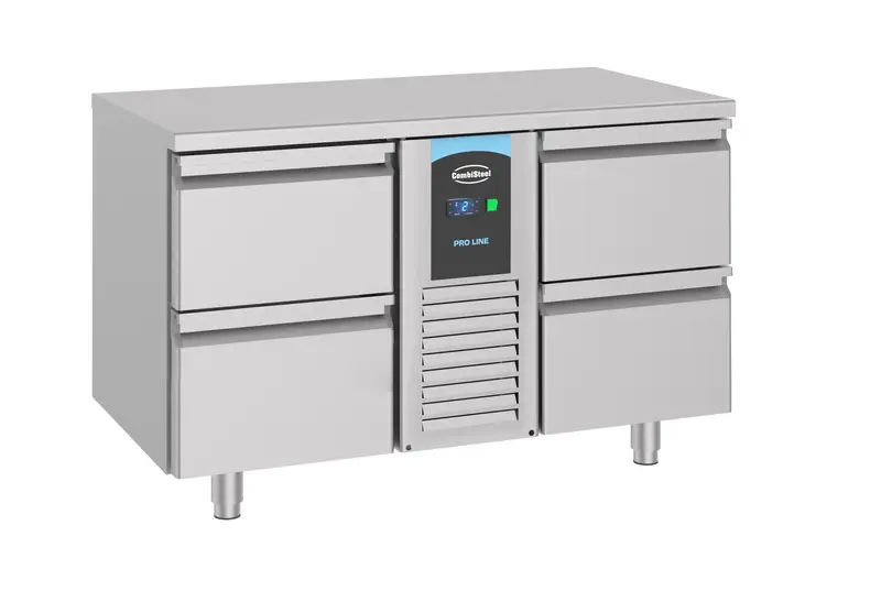 Combisteel Kühltisch 4 Schubladen Monoblock Energy Line, Serie 700