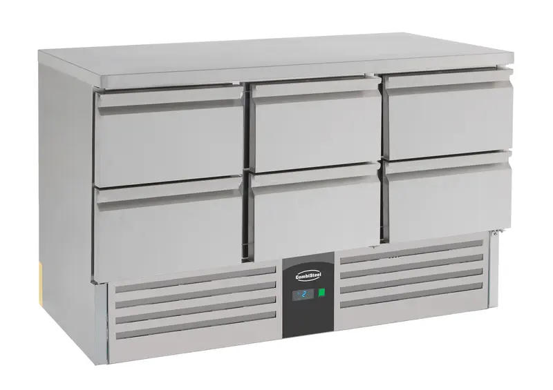 CombiSteel Kühltisch 6 Schubladen