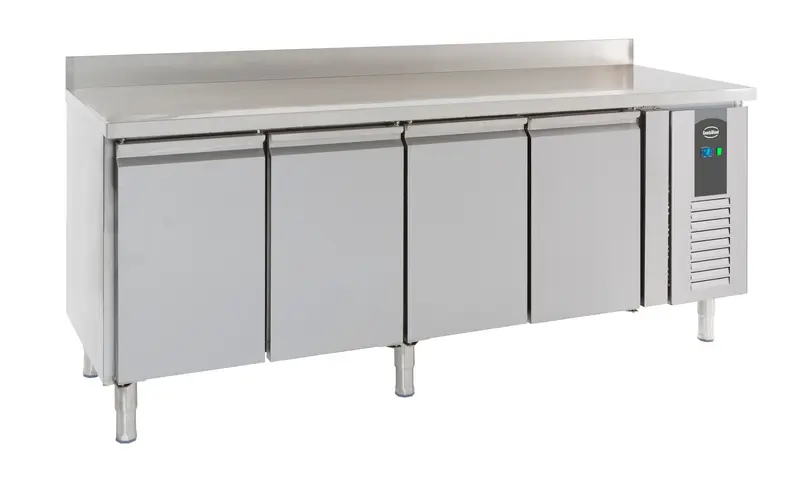 CombiSteel Kühltisch Aufkantung 4 Türen