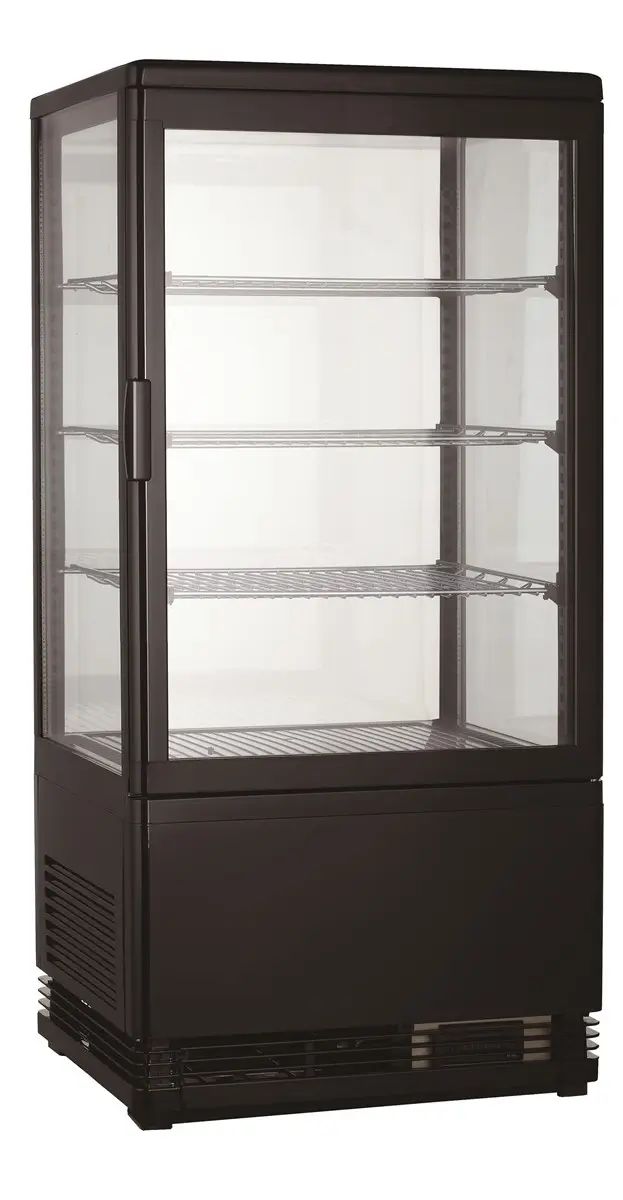 Combisteel Kühlvitrine 68L Schwarz