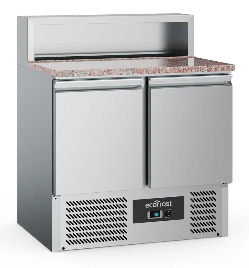 Combisteel Pizzatisch 2 Türen 5x1/6GN Behälter