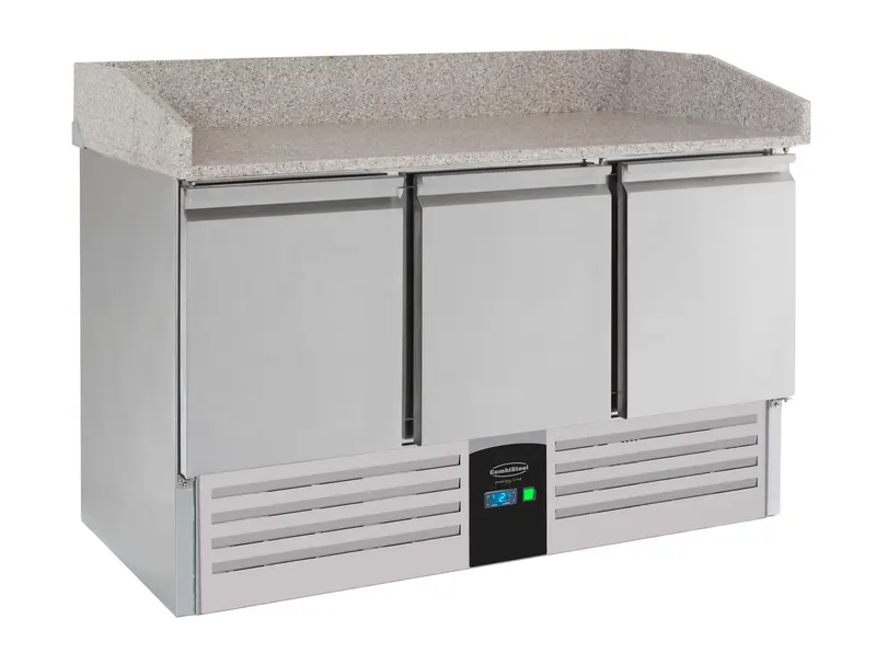 CombiSteel Pizzatisch 3 Türen Energy Line Ausgestattet Mit Verdampfer