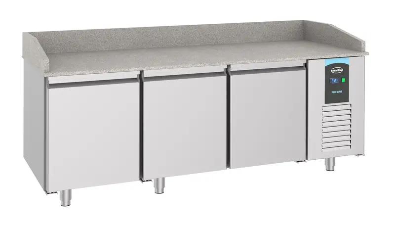 Combisteel Pizzatisch mit 3 Türen