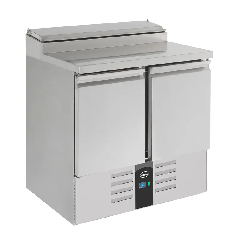 CombiSteel Saladette 2 Türen 5 × 1/6Gn Behälter