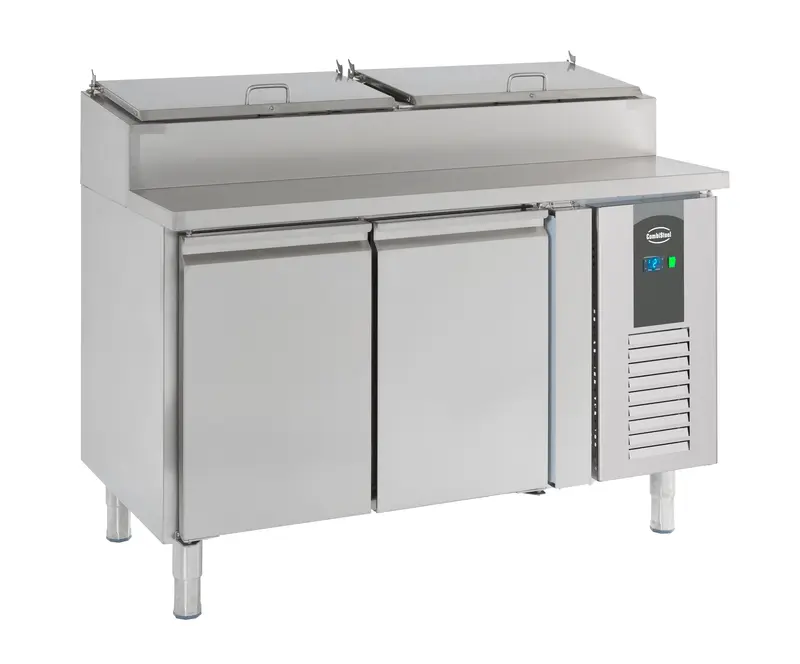 CombiSteel Saladette 2 Türen 6 × 1/3Gn Behälter