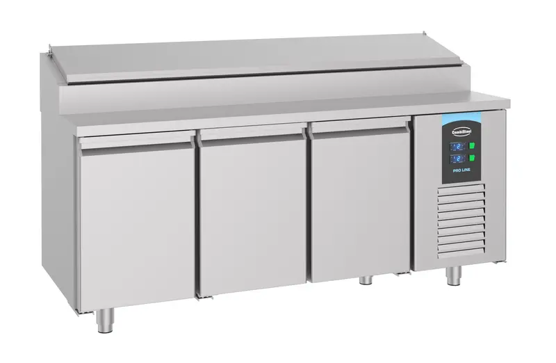 Combisteel Saladette 3 Türen 10x 1/3GN Behälter