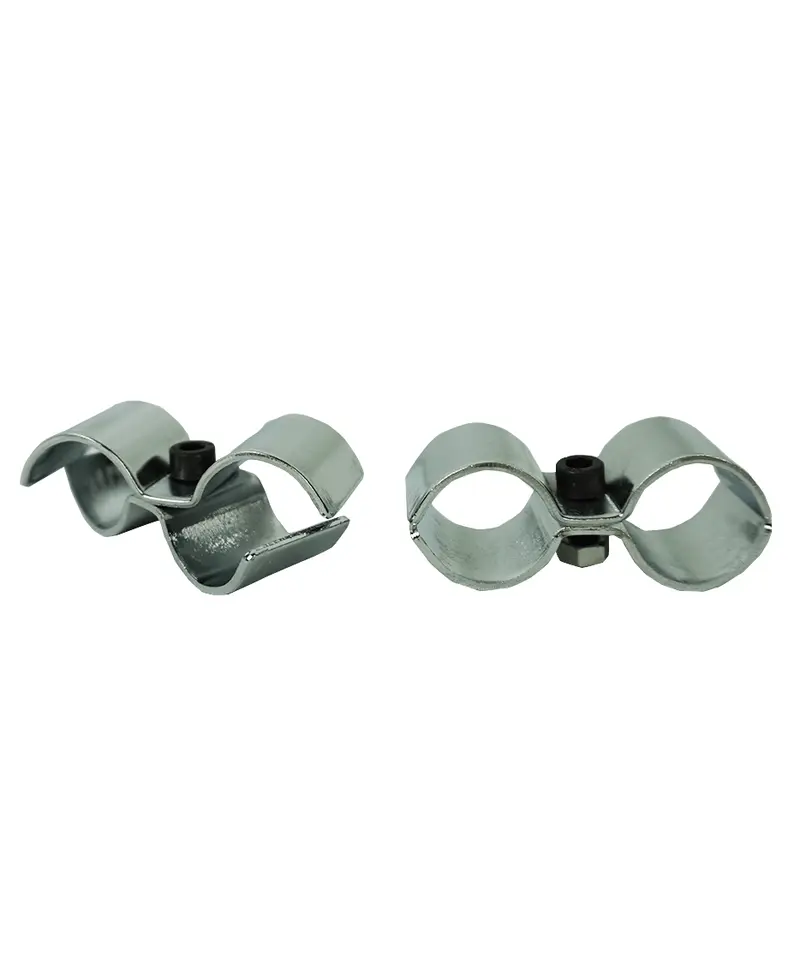 CombiSteel Satz Mit 2 Chrom Halterungen Zum Verbinden Der Regale Für 7530.0005-0010-0015-0020