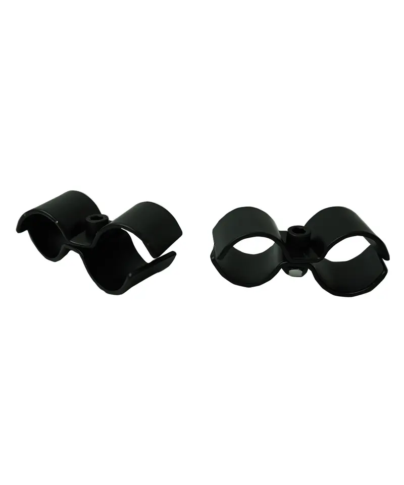 Combisteel Satz mit 2 Schwarze Halterungen Zum Verbinden der Regale für 7530.0025-0030-0035-0040
