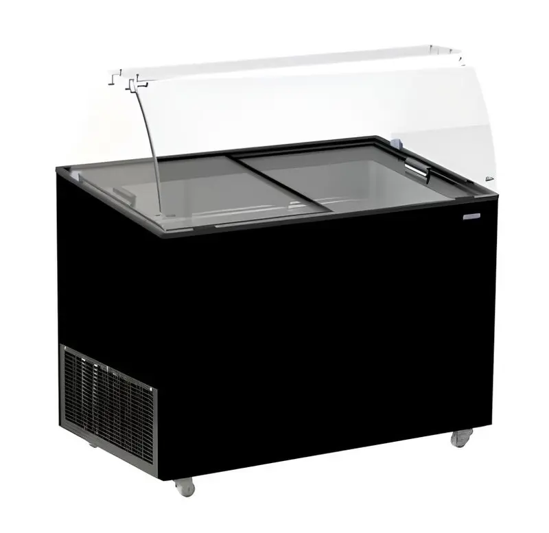 Combisteel Speiseisvitrine Java Schwarz 8x5 Ltr
