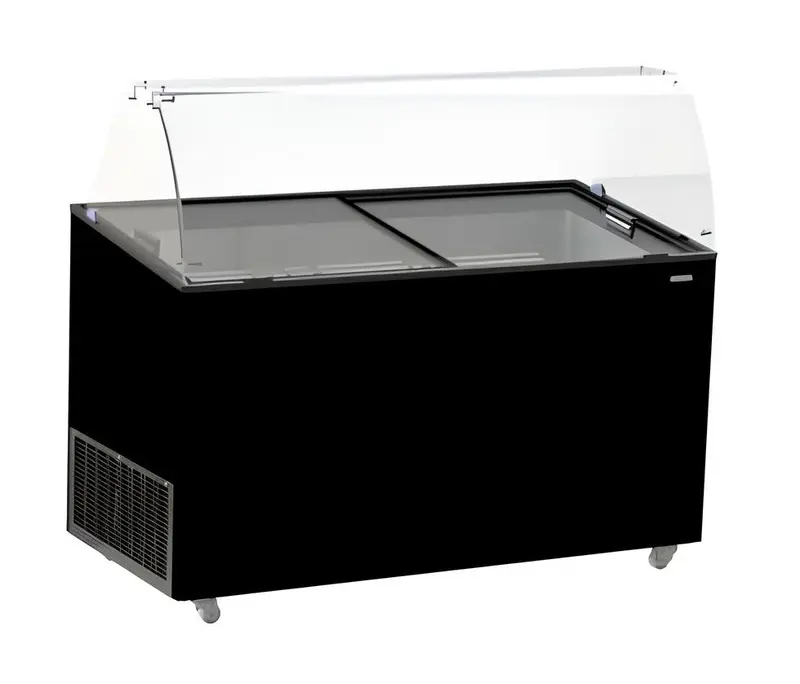 Combisteel Speiseisvitrine Tenerife Schwarz 10 x 5 Ltr