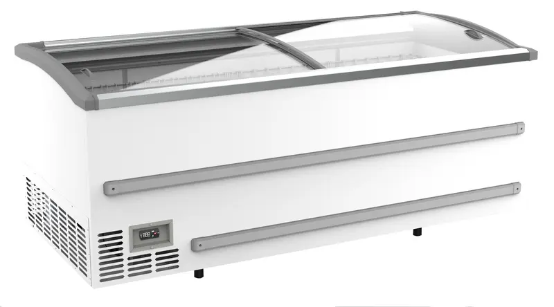 Combisteel Supermarkt Tiefkühltruhe Weiß 2125 Manuelles Auftauen (7072.0055)