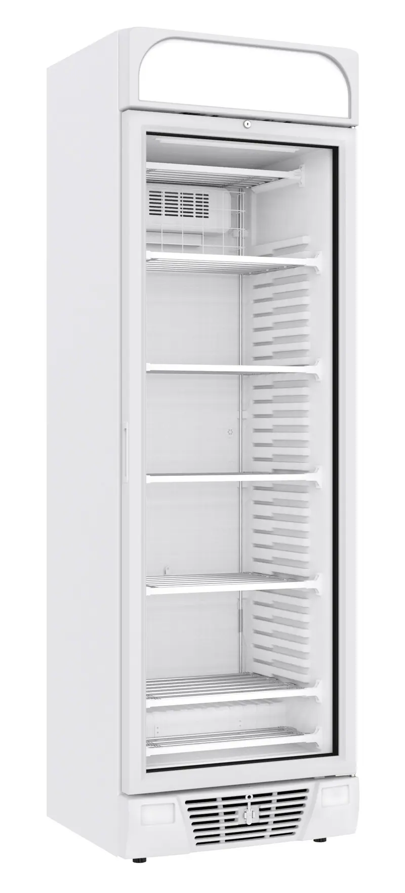 CombiSteel Tiefkühlschrank 1 Glastür 382L | 7464.0055