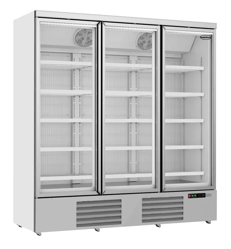 Combisteel Tiefkühlschrank 3 Glastüren JDE-1530F **achtung, Es Liegt Ein Erhöhter Einschatlstrom Vor, Sodass Ein Leitungsschutzschalter mit C-charakteristik Erforderlich Ist.**