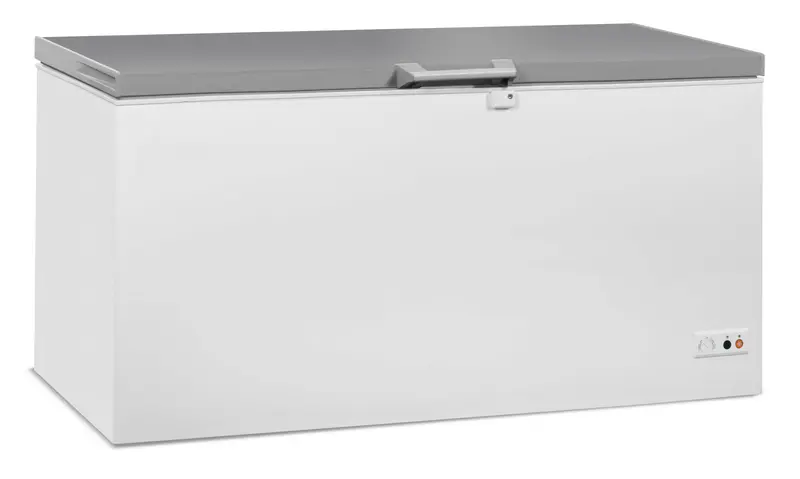 CombiSteel Tiefkühltruhe Edelstahl Deckel 572 L