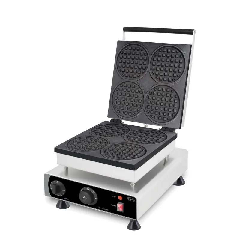 Combisteel Waffeleisen 4ST Runde Waffeln