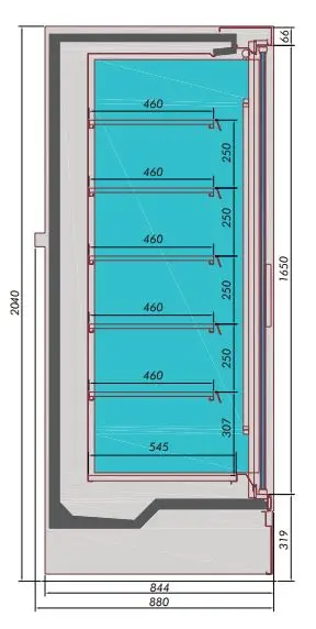 Combisteel Wandkühlung Mike 3.8 *transport auf Anfrage*