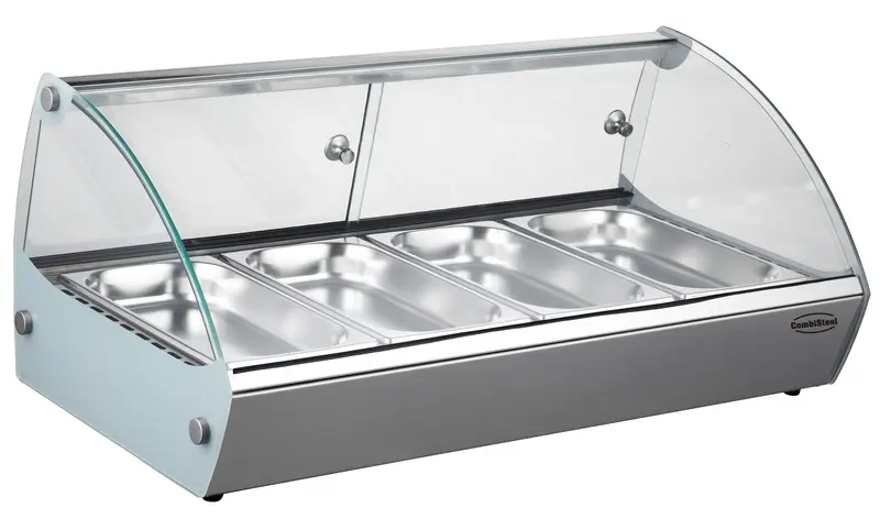 CombiSteel Wärmevitrine 4 1/3 GN