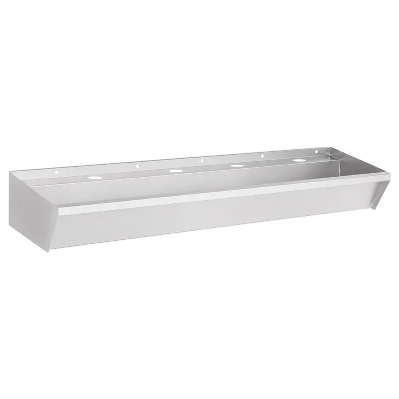 Combisteel Waschbecken Edelstahl 4 Löcher 1800 x 360 x 135mm | Combisteel 7490.0350