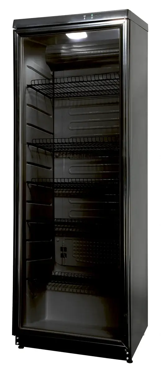 COOL-LINE Glastürkühlschrank CD 350 LED BLACK